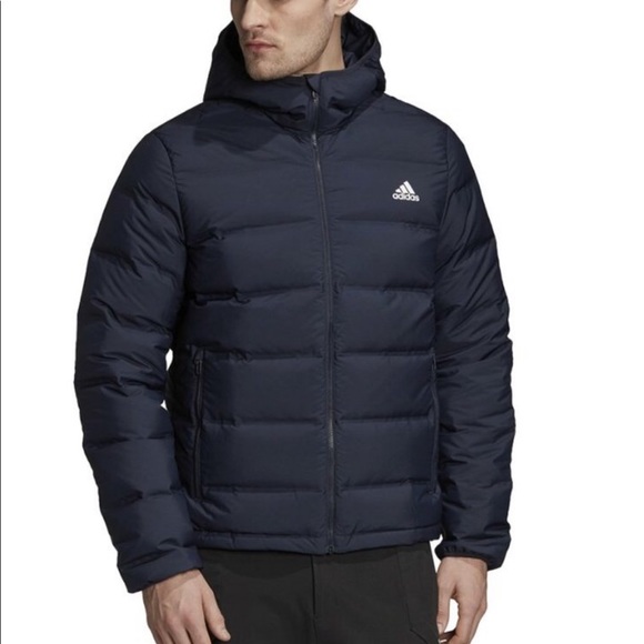 NWT Men’s Adidas GE5811 Helionic Ho Down Jacket - Picture 3 of 8